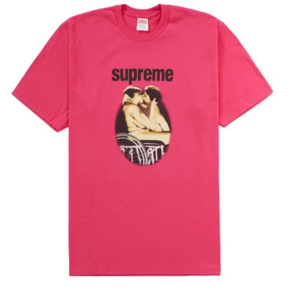 Supreme Other - Authentic Supreme Pink Kiss tshirt